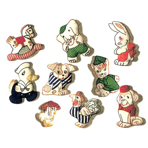 Little Pals Toys Pattern Vintage 1940
