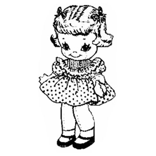 Rag Doll Pattern Vintage 1940